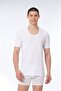 Men's Cotton Round Neck Classic Short Sleeve Undershirt 2-Piece - 409-(420)