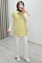 My Magazin Denim Fabric Comfortable Fit Snap Button Pocketed Vest - 2