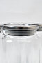 6-Piece Vacuum Lid Glass Storage Container Set 1300 ml Metal Lid Legume Food Storage Container - 3