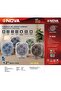 12" Cooling Fan with Copper Motor – Quiet Performance, Adjustable Speeds & Compact Portable Design - 3