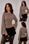 Modal Fabric Gathered Detail Wide Sleeve Women's Blouse 212 - 2