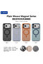Plain Weave Magnet Case with Magsafe for iPhone 17 Pro Max - Shockproof Cover - 2