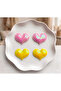 Set of 4 Heart Sequin Sparkling Side Buckles for Children and Adults