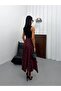 Women's Asymmetrical Cut Plaid Patterned Midi Skirt - 3