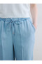 New Season Indigo Elastic Waist Mom Fit Women's Jean Trousers - 3