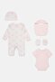 Toddlers Girl 5 Pieces Embroidered Hanging Gift Set, Multicolor - 3