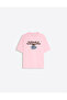 Turkish Coffee Printed Crew Neck Oversize Trendy Women's T-Shirt