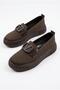 Ventes 346411 Comfortable Knitwear Loafer Women's Shoes with Buckle Accessories - 7