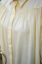 Women's Gathered Sleeve Striped Shirt Yellow - 5