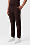 Regular fit knitted coffee jogger pants - 3