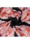 Twill Silk Scarf Black, Powder Pink - 2