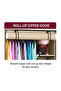 Portable Storage Wardrobe with Hanging Rod & Shelves Fabric Cloth Almirah with Steel Frame Dust & Moisture Resistant - 3