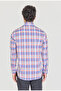 Blue Regular Fit Cotton Pocketless Pascha Collar Shirt - 3