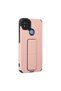 حافظة متوافقة مع هاتف Xiaomi Redmi 9C من السيليكون مع حامل ميجا - لون بودرة - 3