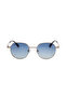 Polarized Sunglasses Gunmetal Frame Blue Mirror Lens 50mm - M8039BL3PV - 2