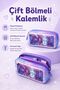 Purple Tr5 3-Piece School Bag Set Includes Insulated Lunch Box and Double Pencil Holder - 6