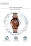 Womens Quartz Watch with Stainless Steel Mesh Strap Waterproof Casual Luminous Analog Wristwatch Fashion Dress Watch - 5