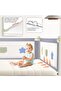 SKY-TOUCH Bed Rail for Toddlers, Baby Bed Rail Guard Infants Safety Bed Guardrail Adjustable Height, Upgraded seamless reinforced safety fence protector baby crib rail guardrail (3 Side, 1.8mx2mx2m) - 8