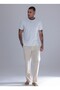 Men's Stone Linen Trousers – Comfortable Fit with Elastic Waist, Summer Style, Casual Trousers - 4
