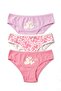 Girl's 3-Piece Cotton Underwear Printed Daily Classic Model (8825-3)