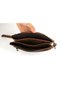 Men's Genuine Leather Tan Multi-Compartment Handbag - 5