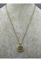 26Kly65 - Steel Basketball Figure Stone Necklace