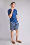 %100 Cotton Garfield Printed Licensed Short Sleeve Top Shorts Bottom 2-Piece Pajama Set H5224Ax26Sp - 2
