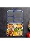 Stainless Steel Bento Lunch Box 945ml w/ Insulated Lunch Bag – Blue - 7