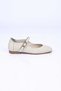 Laceless Belt Buckle Neolite Sole Genuine Leather Ballerinas 342-050 Women's Ballerinas - 5