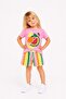 Girls' Summer Watermelon Pattern T-Shirt Shorts Set 3-10 Years