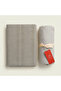 Vera Double Pique Set 210X235 cm and Elastic Fitted Sheet with Pillowcase Modern Textured Summer Pique Cover, Soft and Breathable Fabric - 5