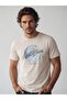 Men's Crew Neck Brand Logo Printed T-Shirt