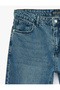 Cotton Regular Waist Vintage Straight Fit Jean Pants - 5