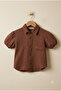 Girl's Woven Shirt Short Sleeve Summer - 2