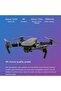 طائرة بدون طيار E88 Pro بكاميرا عالية الدقة 4K، طائرة قابلة للطي مع واي فاي، تحكم عن بعد 2.4 جيجاهرتز بـ 6 محاور مع خاصية تثبيت الارتفاع - باللون الأسود - 5