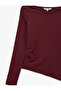 Cotton Asymmetrical Boat Neck Sleeveless Slim Fit Long Sleeve T-Shirt - 7