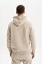 Ar-Ma Men's Hooded Sweatshirt with Text Print, Kangaroo Pocket, Regular Fit, Three Threaded Yarns K3025462850 - 5