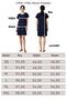Women's Stone Detailed 2 Thread Dress-Navy Blue - 4