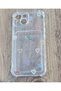 iPhone 15 Colorful Heart Printed Silicone Phone Case with Card Holder