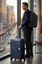 Hard Shell Luggage With Travel Backpack Combo, 24 Inch, Lightweight Glossy PP, Spinner Wheels, Number Combination Lock Suitcase - 2