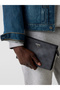 Milano Men's Black Crossbody Bag with Top Zipper Hmmilop6157-Bla - 6