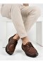 Men's Tan Genuine Leather Orthopedic Sole Summer Shoes - 2