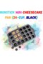 24-Cup Mini Cheesecake Pan with Removable Bottoms, Oven-Safe, Dishwasher-Safe, for Muffins, Cupcakes - 3