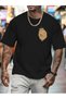 Erke Lion Emblem Printed T-Shirt New Season Oversize Casual