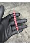 Zaza Fuchsia Shimmering Glass Beads Natural Stone Prayer Beads - 3