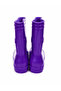 Purple Women's Rain Boots Waterproof Garden Boots - 4