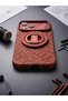 iPhone 17 Pro Max Compatible Magsafe Carbon Case with Stand and Ring Camera Protection Luxury Launch Cover - 6