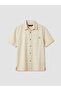 Beige Regular Fit Men's Jean Shirt - 8
