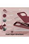 Silicone Case for iPhone 15 Pro Max 6.7" Hypoallergenic Comfortable Grip Enhanced Protection | WIDGETS MATRIX - 4