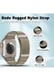 Rugged Nylon Strap Compatible with Apple Watch Ultra 3 | 2 | 1, Series 11 |10 | 9 | 8 Ultra | 8 | 7, Nylon Band with Metal Buckle for Men & Women - 2